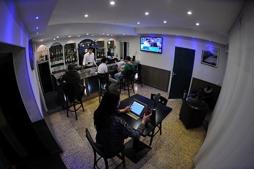 Blue Hotel ลาแซน-ซูร์-แมร์ ภายนอก รูปภาพ